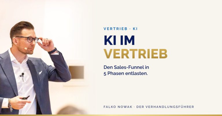 KI im Vertrieb: Sales-Funnel in 5 Phasen entlasten – Falko Nowak